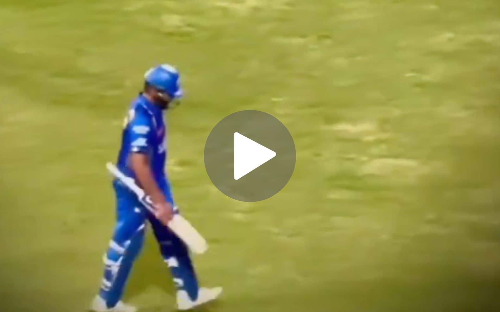 [Watch] Rohit Sharma 'Visibly' Heartbroken As He Walks Back After CSK Breach Wankhede